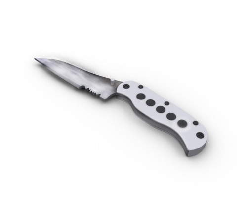 3d hunting knife model tutorial