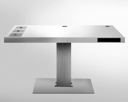 Photoshop Metallic Table Logo Icon