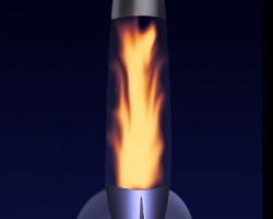 Photoshop design lava lamp logo icon in Photoshop