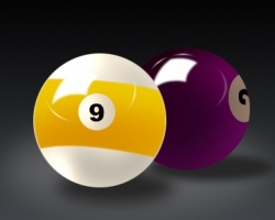 Photoshop design pool ball logo icon in Photoshop