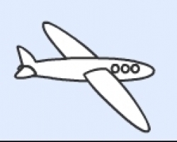 Airplane animation by action script