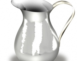 Photoshop design silver jug business logo ideas in photoshop.