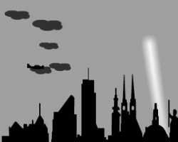 High-tech city animation