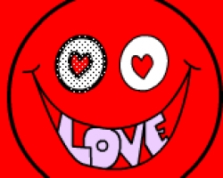 Love smiley winking