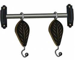 Photoshop Bathroom Towelbar Hook Logo Icon