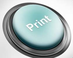 Photoshop Business Print Button Logo Icon