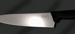 Photoshop design butcher Knife logo icon in Photoshop