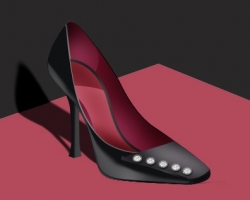 Photoshop panicle hill shoe website template graphics in Photoshop