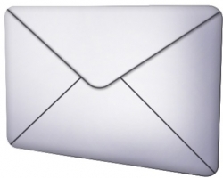 Photoshop design Envelop mail logo icon in Photoshop
