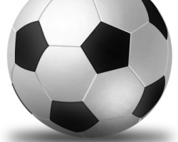 Photoshop website template web graphics soccer ball logo in Photoshop