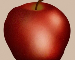 Photoshop website template web graphics Apple logo in Photoshop