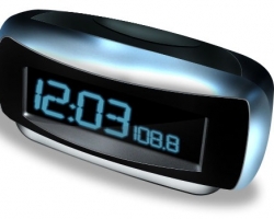 Photoshop table alarm clock website logo icon in Photoshop