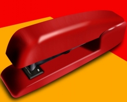 Photoshop Office stapler graphics logo in Photoshop