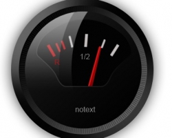 Vehicle meter logo icon in Photoshop?