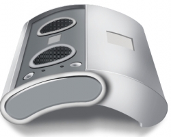 Photoshop stock photo tabletop speaker in Photoshop