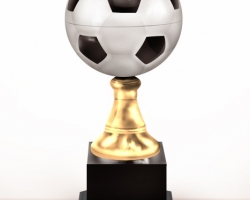 Photoshop Soccer Trophy Logo Icon