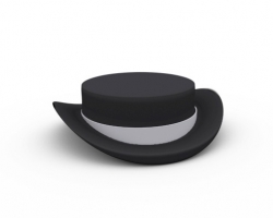 3dsmax 3d Hat model tutorial.