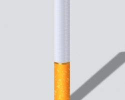 Photoshop cigarette logo icon in Photoshop