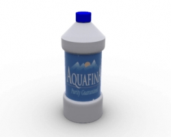 3dsmax 3dAquafina bottle model tutorial.