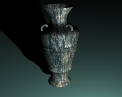 3dsmax 3d model antique pot blend effect studio tutorial