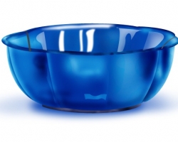 Photoshop Glass Bowl Logo Stock Photo