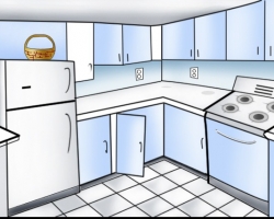 Photoshop Kitchen Remodeling Logo Icon
