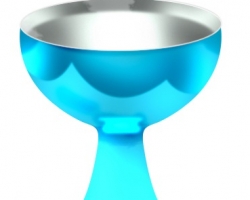 Design unique glass logo stock photo in photoshop.