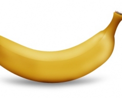 Photoshop Banana Logo Stock Photo