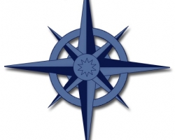 Photoshop Compass Logo Stock Photo