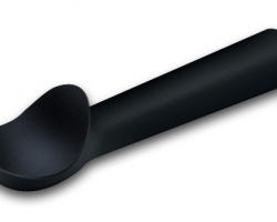 Design cooking spoon logo stock photo in photoshop.