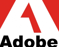 Adobe software logo design effect