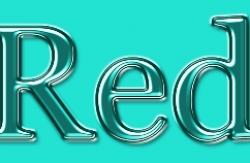 Create a Transparent glass text effect