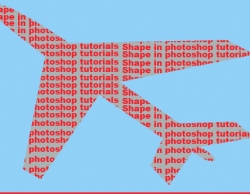 Create a Aeroplane custom shape text effect