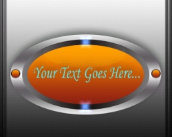 Create an oval website content box - steel grey look