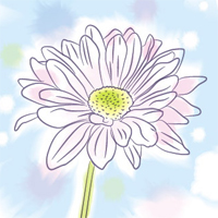Create a Watercolor Vector Flower Illustration