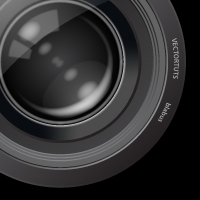 Create An Aperture Style Camera Lens Icon