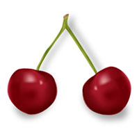 Illustrate a Pair of Sweet Gradient Mesh Cherries