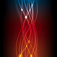 Create a Glowing Abstract Light Vector Graphic