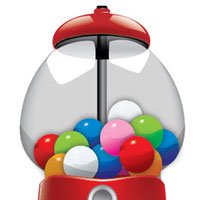 Make a Shiny Gum Ball Machine with Mesh Gradients