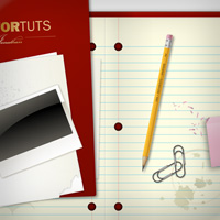 Craft a Vector Collegiate Notebook Design